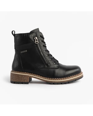 Josef Seibel Waylynn 10 Womens Lace Up Ankle Boots Black