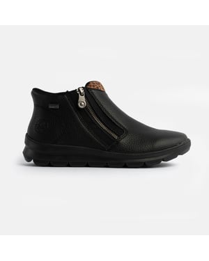 Rieker Z0059-00 Womens Boots Black