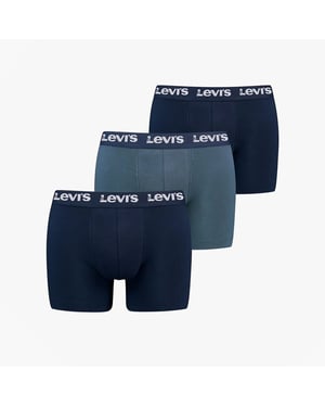 Levi's Herenslips 3-pack Navy Combo met Herhalend Logo