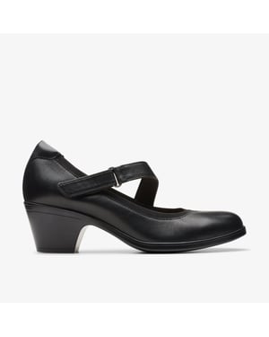 Emily2 Mabel Zwarte Leren Schoenen