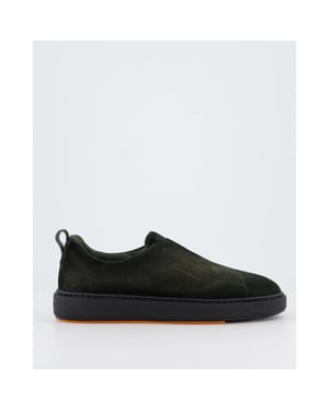Santoni Heren victor sneaker nubuck