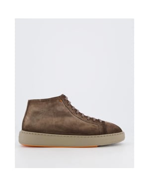 Santoni Heren dump high sneaker