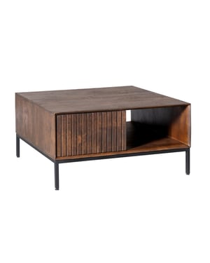 Starfurn salontafel madison brown 80 cm vierkant