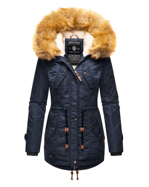 Navahoo Dames Winterjas B399 – Warm, Waterafstotend & Met Afneembare Bontkraag
