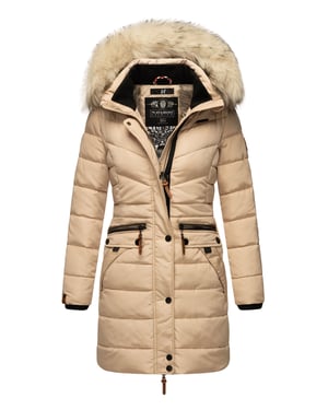 Navahoo Dames Winterjas Paula – Extra Warm, Waterafstotend & Met Afneembare Bontkraag