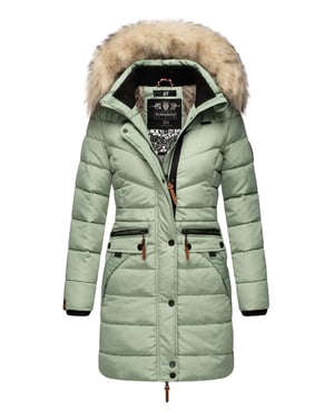 Navahoo Dames Winterjas Paula – Extra Warm, Waterafstotend & Met Afneembare Bontkraag