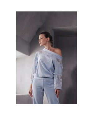 Marjolaine Branda velvet top + broek