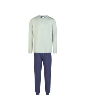 Phil & Co Heren pyjama set lang lichtgroen