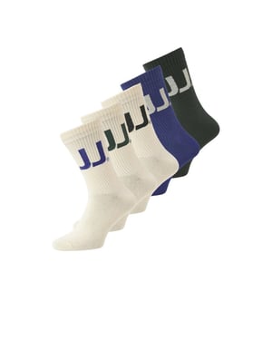 Jack & Jones Jongens sportsokken jackai tennissokken 5-pack multicolor