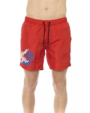 Swim Trunks Graphic Print