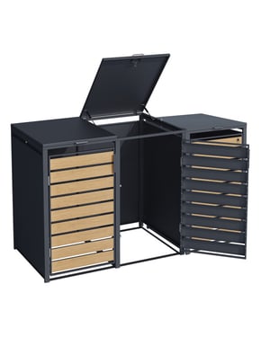 4gardenz ® kliko ombouw 3 kliko's containerombouw /houtlook