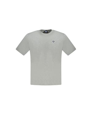 Kortärmad T-shirt med Crew Neck