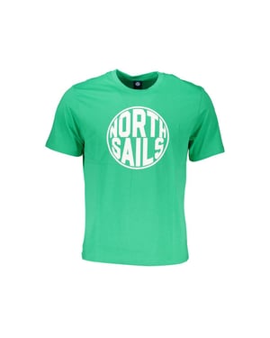 Cirkellogo T-shirt med kort ärm och rund hals