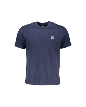 T-shirt med kort ärm och rund hals