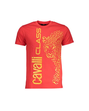 Rode T-shirt met Luipaardprint
