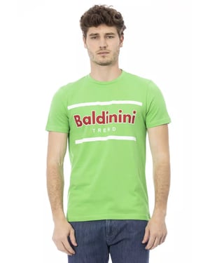 Kort ärmad T-shirt med rundad halslinning