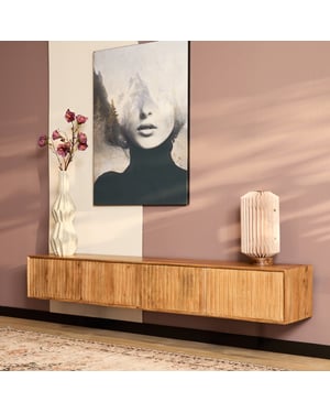 Starfurn zwevend tv meubel madison natural 200 cm