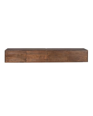 Starfurn zwevend tv meubel vision brown 240 cm
