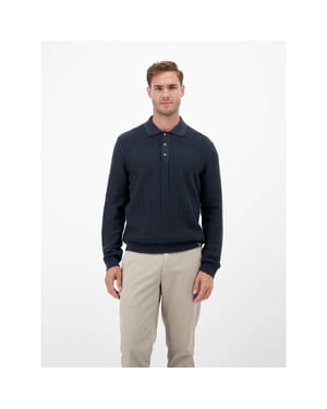 Lerros Heren trui 25o5238 485 classic navy