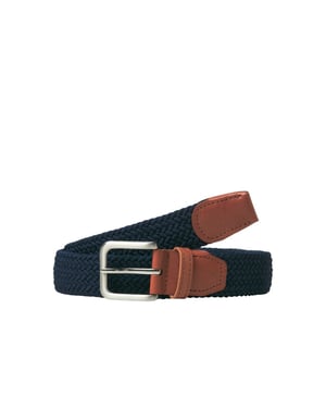 Jack & Jones Heren riem jacspring gevlochten donker