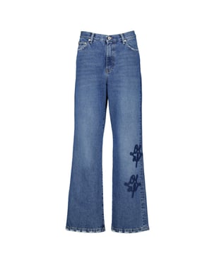 Olaf Monogram denim pant jeans w220402