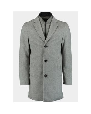 Mario Fiorenzo Wollen jas hans, 100% wol met nylon inlay 9082h/4 l.grey