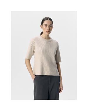 Object Objelva 2/4 re o-neck knit noos