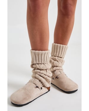 Cable Knit Leg Warmers