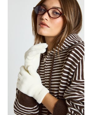 Fluffy Knitted Gloves