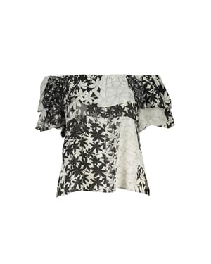 Bloemige Offtheshoulder Top De29219