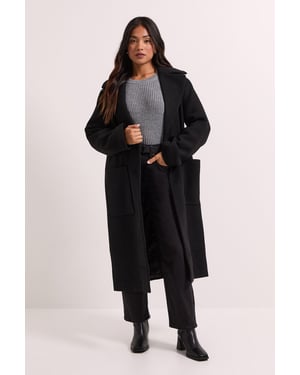 Petite Pocket Detail Midi Blazer Coat