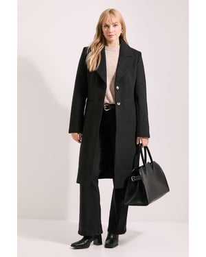 Tux Style Single Breasted Coat
