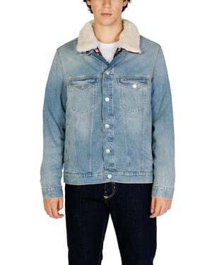 Denim Jas met Sherpa-Kraag
