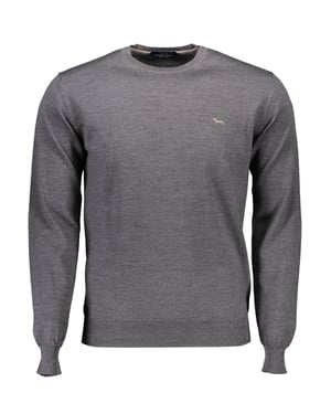 Rundhalsad Jumper Melange Grå
