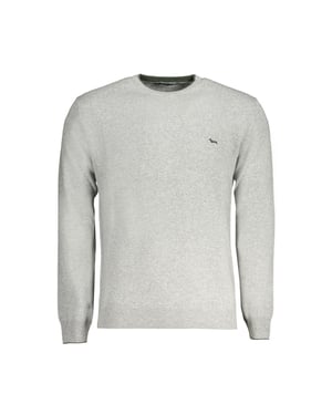 Rundhalsad Tröja Melange Grå