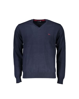 V-ringad Jumper Marinblå