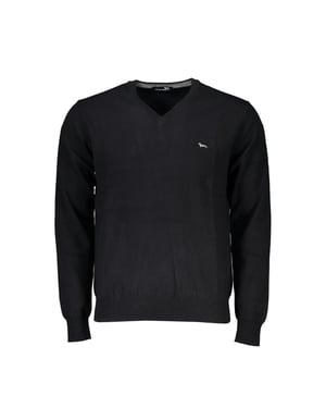 V-ringad Stickad Tröja Casual Stil