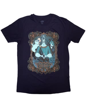Disney Unisex Adult Villains Crushed Souls T-Shirt (Navy Blue)