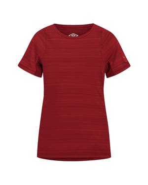 Umbro Dames/Dames Pro Marl Polyester Training T-shirt (Zongedroogde tomaat)