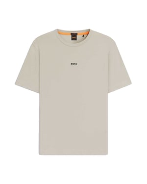 Boss Heren Tchup T-Shirt (Beige)