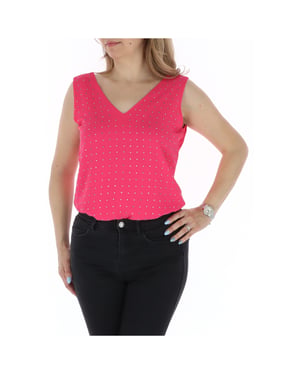 Mouwloze Strass Top