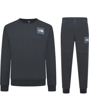 The North Face Fine Box Mens Sweatshirt Tracksuit Vanadis Grey