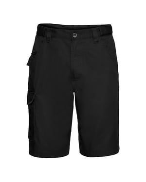 Russell Werkkleding Twill Shorts (Zwart)