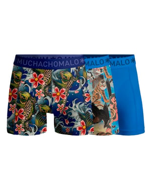 Muchachomalo Jongens 3-pack boxershorts irezumi