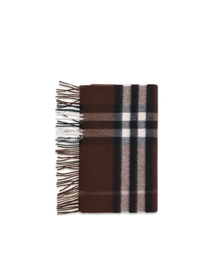 Rutigt Cashmere-sjal