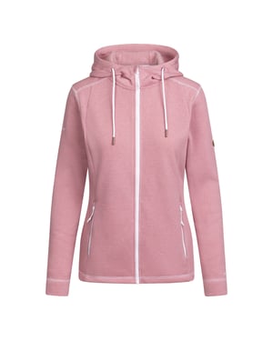 Trespass Dames/Dames Rootless Stripe Marl AT200 Fleecejack (Roze waas)