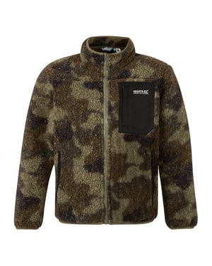 Regatta Kinder/Kids Frankie Full Zip Fleecejack (Olijfnacht)