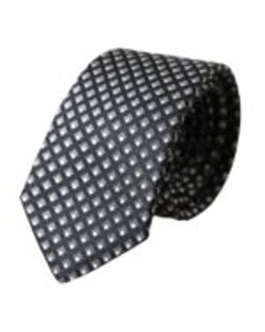 Geometrisch Patroon Zijde Stropdas