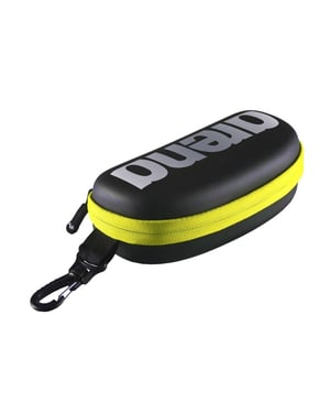 Arena Swimming Goggles Case (Black/Silver/Fluorescent Yellow)