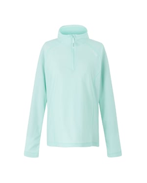 Regatta Great Outdoors Womens/Ladies Montes Half Zip Fleece Top (Icy Morn/White)